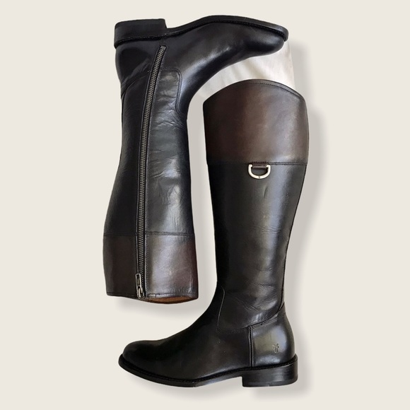 Frye Jayden D-Ring Multi-Tone KneeHigh Riding Boot - Picture 14 of 14